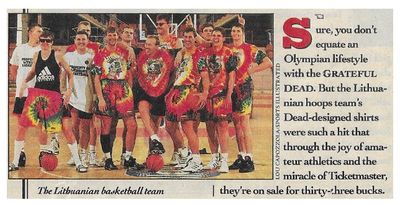 Grateful Dead / The Lithuanian Basketball Team / 1992