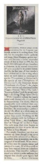 Megadeth / Countdown to Extinction / 1992