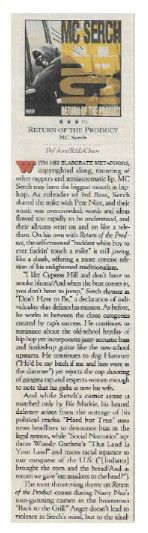 MC Serch / Return of the Product / 1992