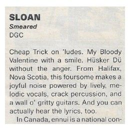 Sloan / Smeared / 1992