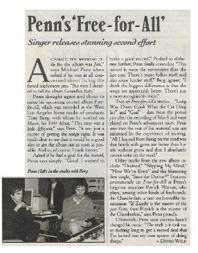 Penn, Michael / Penn's 'Free For All' / 1992