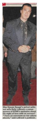 Seagal, Steven / Hollywood, CA--The Bodyguard Premiere / 1992