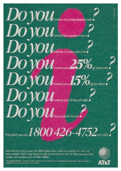 AT + T / Do You? / 1993