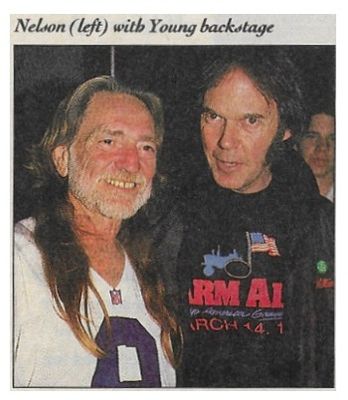 Nelson, Willie--Neil Young / Irving, TX--Farm Aid V / 1992