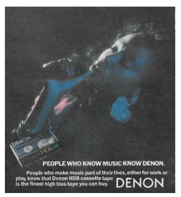 Denon / People Who Know Music Know Denon. / 1989