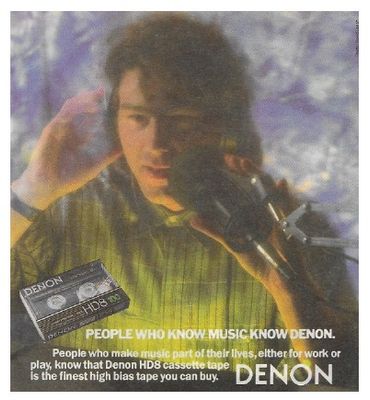 Denon / People Who Know Music Know Denon. / 1989