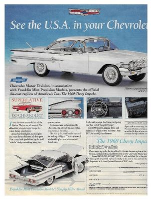 Franklin Mint, The / The 1960 Chevy Impala / 1993