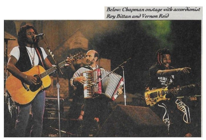 Chapman, Tracy--Roy Bittan--Vernon Reid / Irving, TX--Farm Aid V / 1992