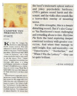 Camper Van Beethoven / Key Lime Pie / 1989
