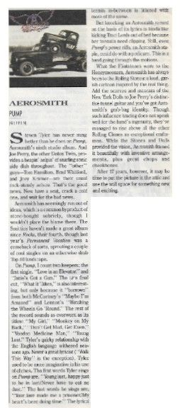 Aerosmith / Pump / 1989