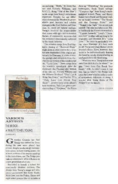 Various Artists / The Bridge: A Tribute to Neil Young / 1989