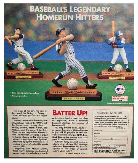 Hamilton Collection, The / Mickey Mantle / 1993
