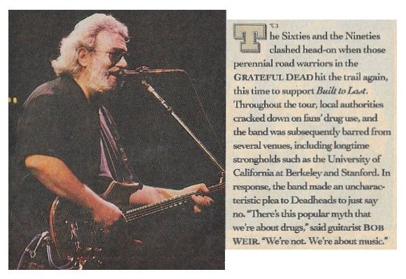 Grateful Dead / The Sixties and The Nineties Clashed / 1990