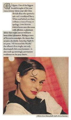 Stansfield, Lisa / Burst Onto the Scene / 1990