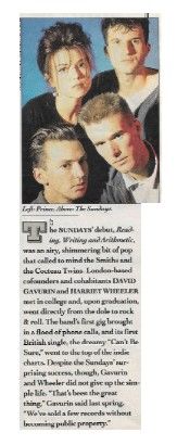 Sundays, The / Airy, Shimmering Bit of Pop / 1990