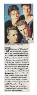 Sundays, The / Airy, Shimmering Bit of Pop / 1990