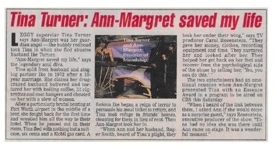 Turner, Tina / Ann-Margret Saved My Life / 1993