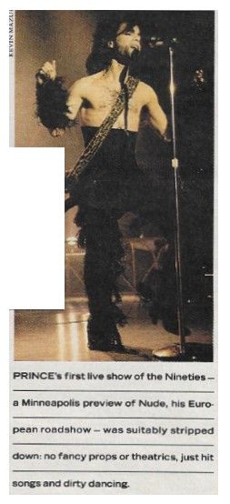 Prince / First Live Show of the Nineties / 1990