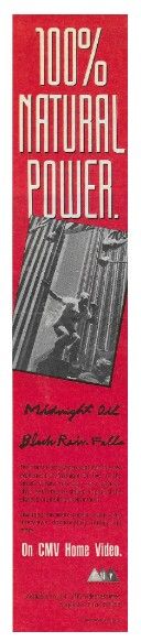 Midnight Oil / Black Rain Falls / 1990