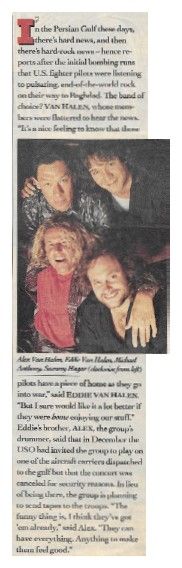 Van Halen / Persian Gulf / 1991
