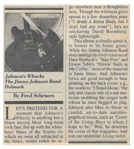 Johnson, Jimmy (Band) / Johnson's Whacks / 1980