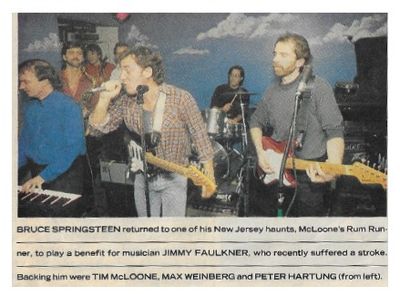 Springsteen, Bruce / Benefit for Musician Jimmy Faulkner / 1991