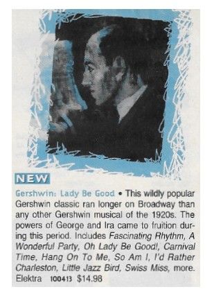Gershwin / Lady Be Good / 1992