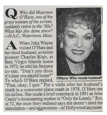 O'Hara, Maureen / Who Needs Hassles? / 1993