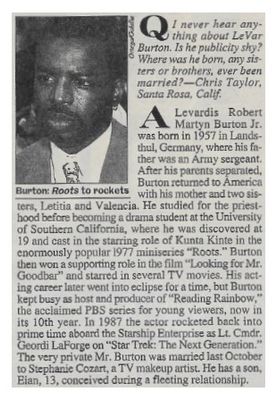 Burton, LeVar / Roots to Rockets / 1993