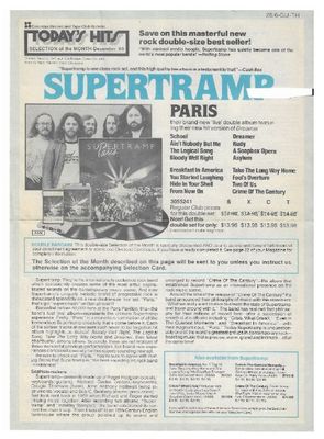 Supertramp / Paris / 1980