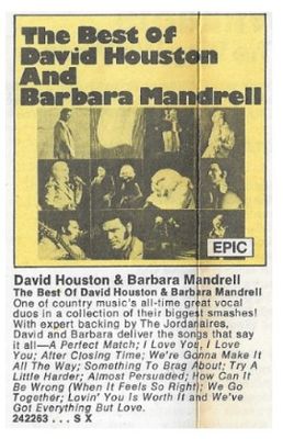 Houston, David--Barbara Mandrell / The Best of / 1974