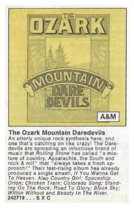 Ozark Mountain Daredevils / The Ozark Mountain Daredevils / 1974