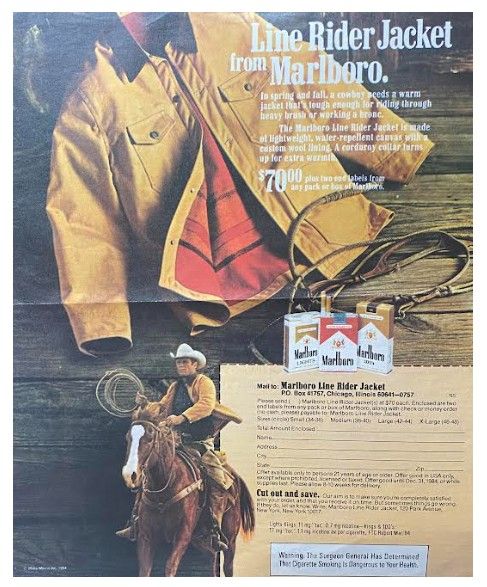 Marlboro / Line Rider Jacket / 1984