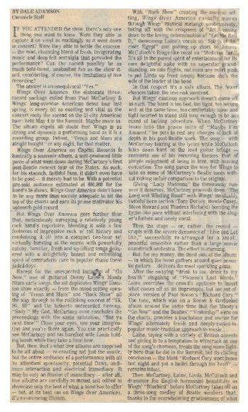 McCartney, Paul--Wings / Wings Over America / 1976