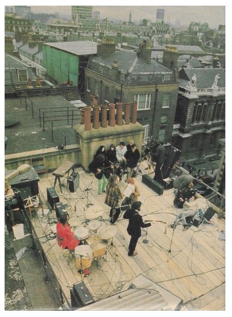 Beatles, The / London, UK--Apple Corps. Rooftop / 1969