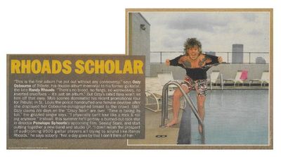 Osbourne, Ozzy / Rhoads Scholar / 1987