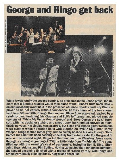 Harrison, George--Ringo Starr / George and Ringo Get Back / 1987