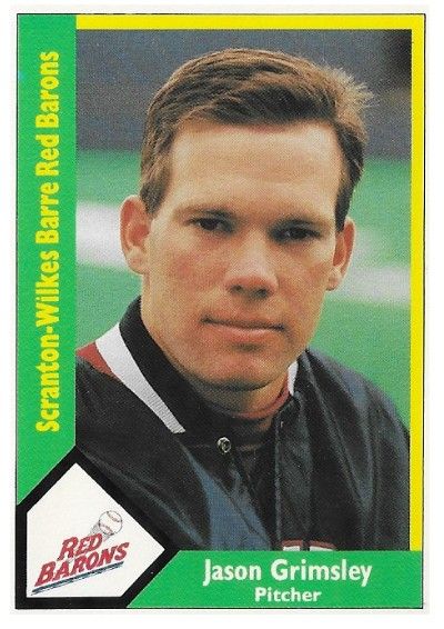 Grimsley, Jason / 1990 Scranton-Wilkes Barre Red Barons / CMC #229