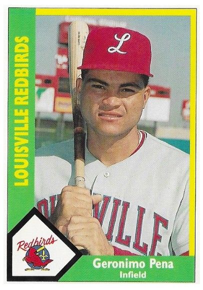 Pena, Geronimo / 1990 Louisville Redbirds / CMC #119
