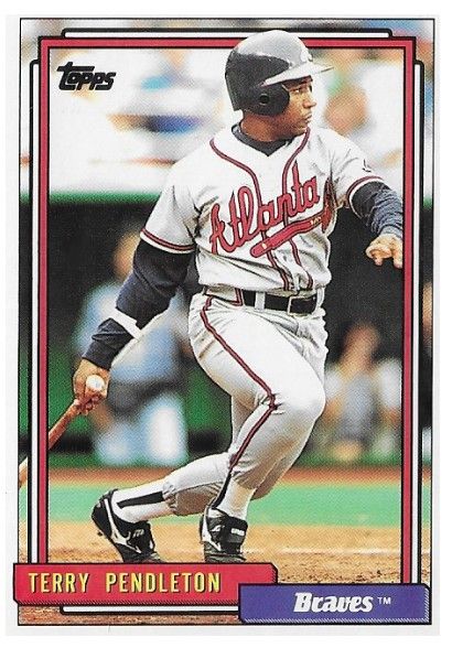 Pendleton, Terry / 1992 Atlanta Braves / Topps #115