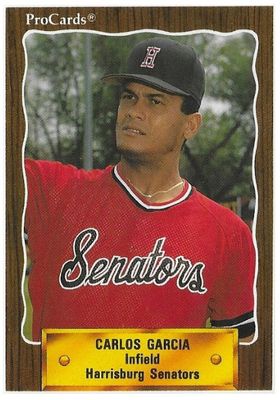 Garcia, Carlos / 1990 Harrisburg Senators / CMC #761