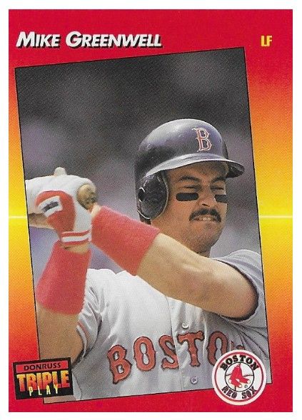 Greenwell, Mike / 1992 Boston Red Sox / Triple Play #252