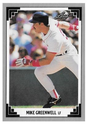 Greenwell, Mike / 1991 Boston Red Sox / Leaf #19