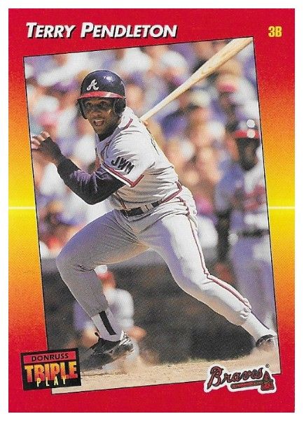 Pendleton, Terry / 1992 Atlanta Braves / Triple Play #139