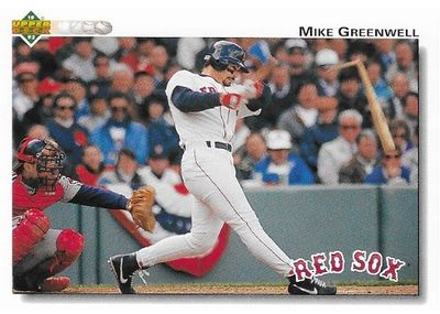 Greenwell, Mike / 1992 Boston Red Sox / Upper Deck #275
