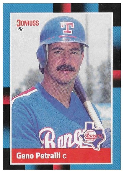 Petralli, Geno / 1988 Texas Rangers / Donruss #506