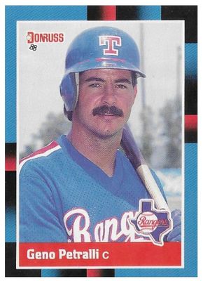 Petralli, Geno / 1988 Texas Rangers / Donruss #506