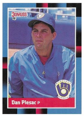 Plesac, Dan / 1988 Milwaukee Brewers / Donruss #109