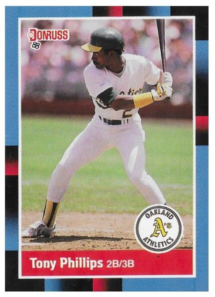 Phillips, Tony / 1988 Oakland Athletics / Donruss #221