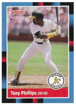 Phillips, Tony / 1988 Oakland Athletics / Donruss #221